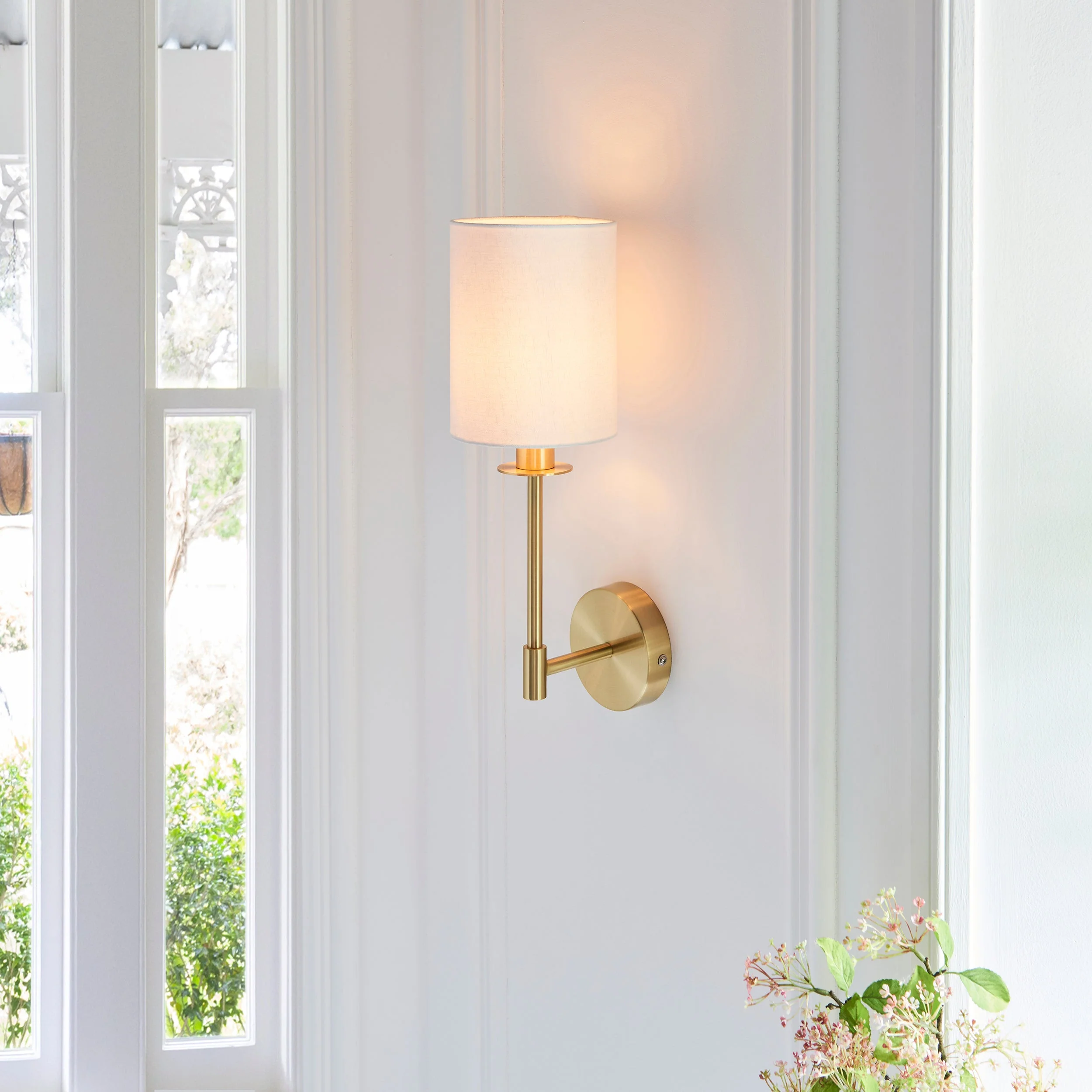 Erica Wall Light - Bright Nickel / Satin Brass / Matt Black - Image 12