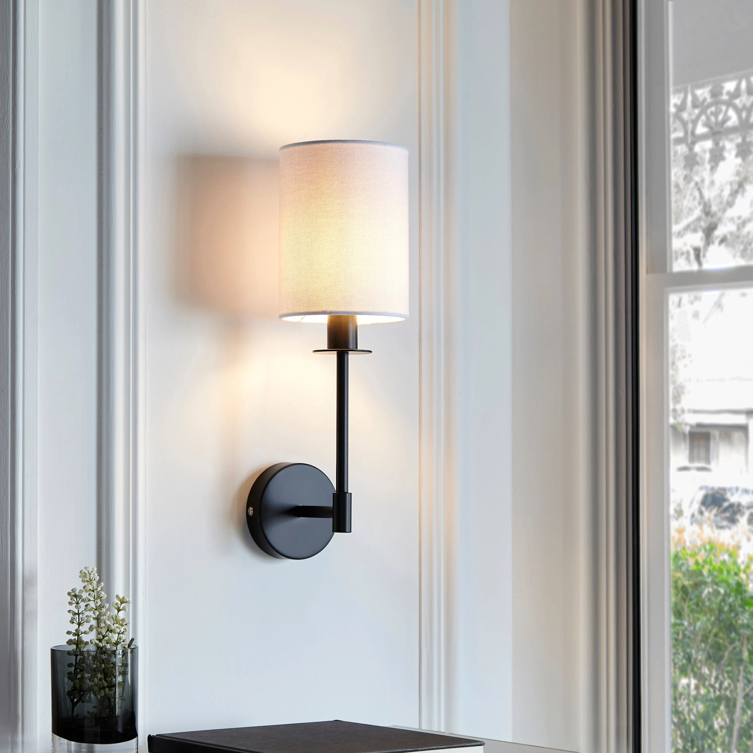 Erica Wall Light - Bright Nickel / Satin Brass / Matt Black - Image 4