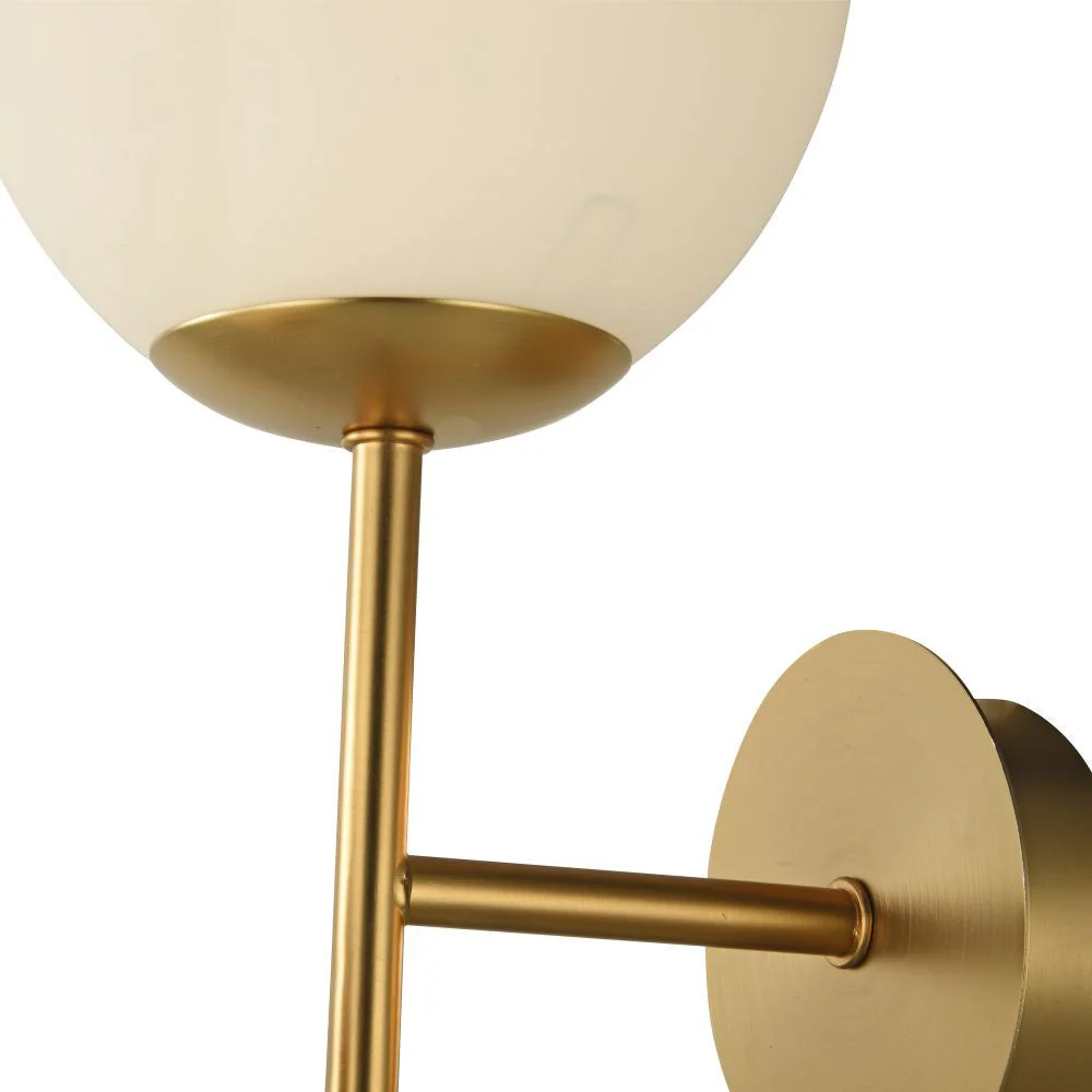 Erich 2Lt Wall Lamp - Brass / Nickel - Image 3