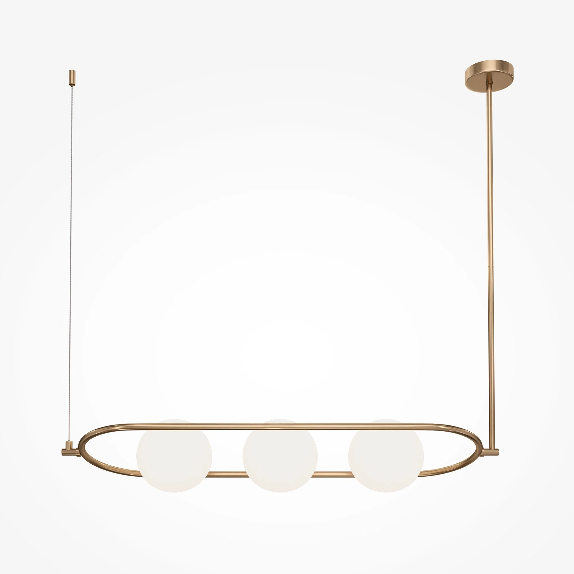 Erich 3Lt Kitchen Table Island Light - Brass/Nickel Finish - Image 11