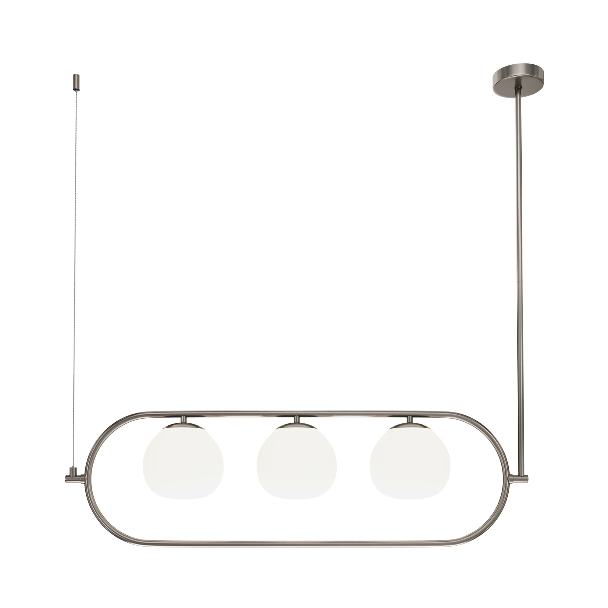 Erich 3Lt Kitchen Table Island Light - Brass/Nickel Finish - Image 7