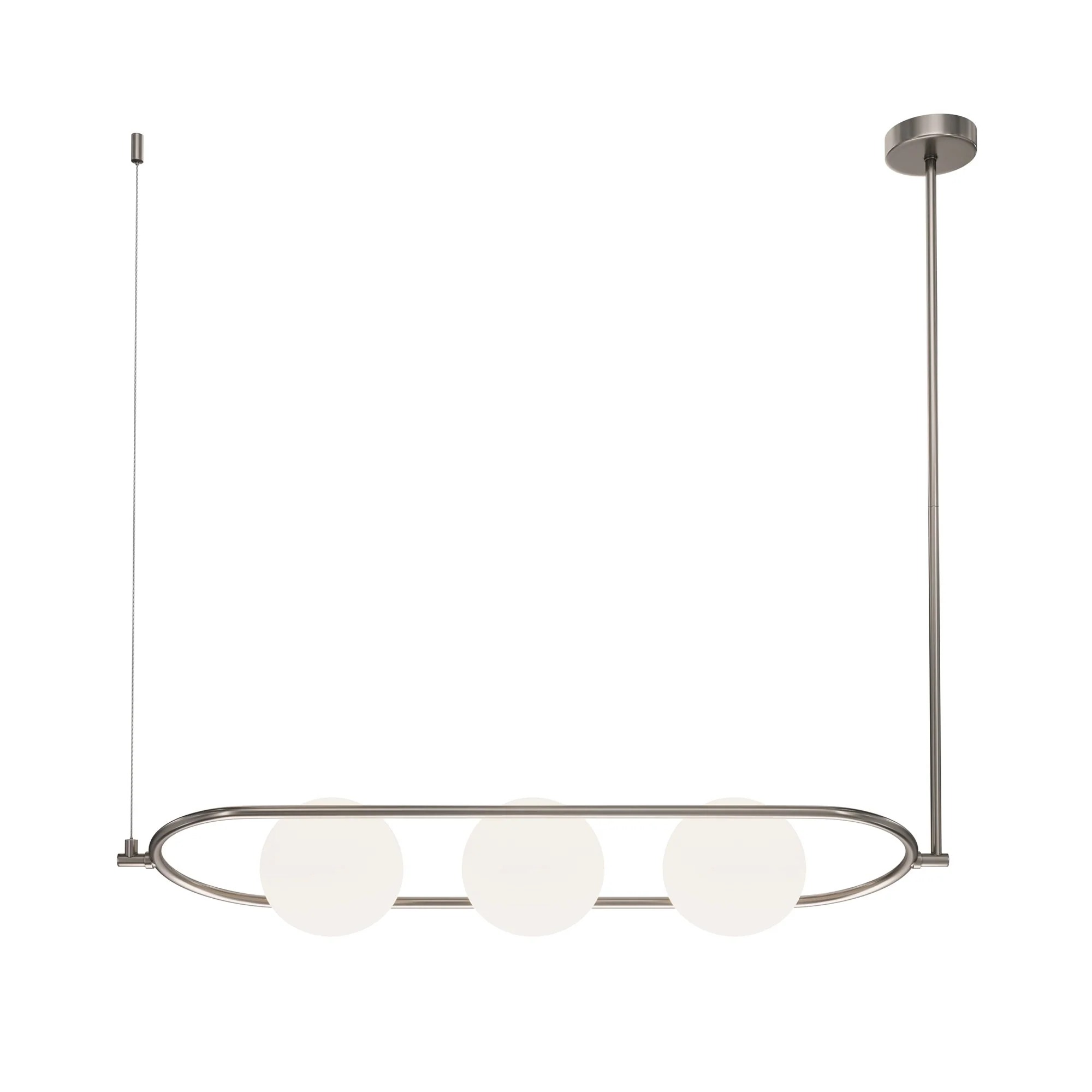 Erich 3Lt Kitchen Table Island Light - Brass/Nickel Finish - Image 8
