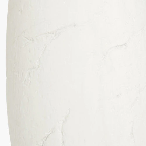 Erika White Vintage Textured Ceramic Table Lamp - Image 4