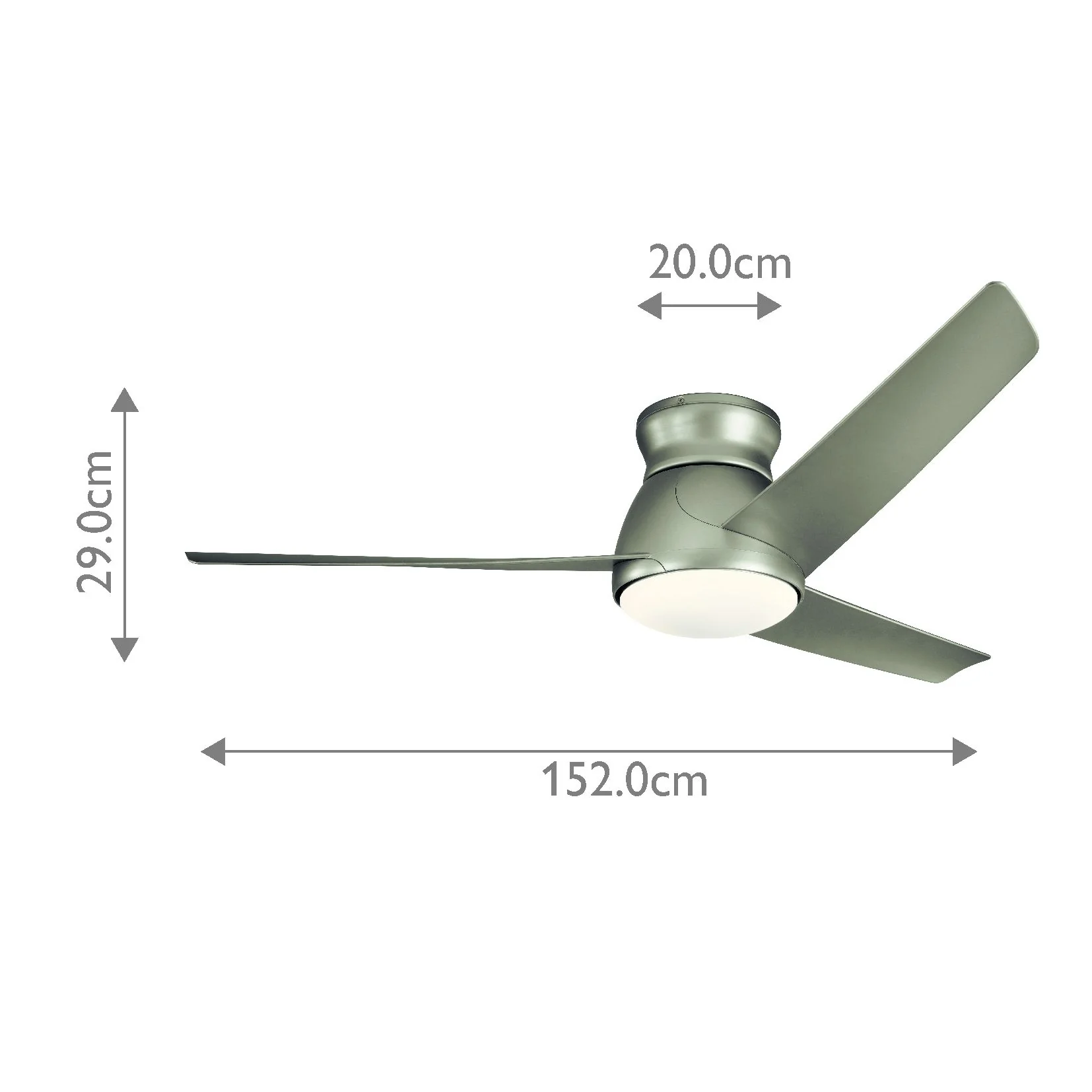 Eris - 60in / 152cm Fan - Brushed Nickel or Walnut - Image 10
