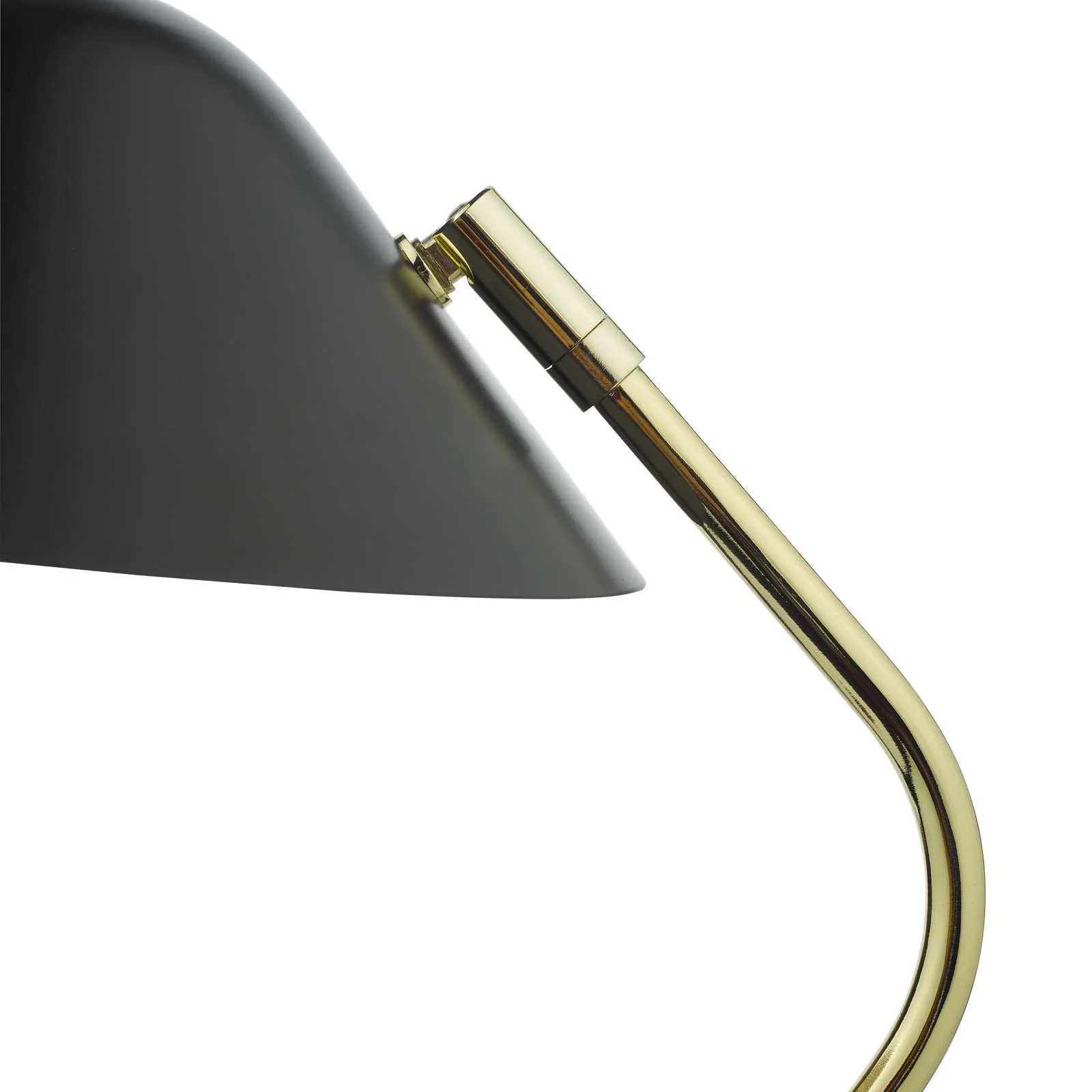 Erna Task Table Lamp Polished Brass Satin Black E14 - Image 3