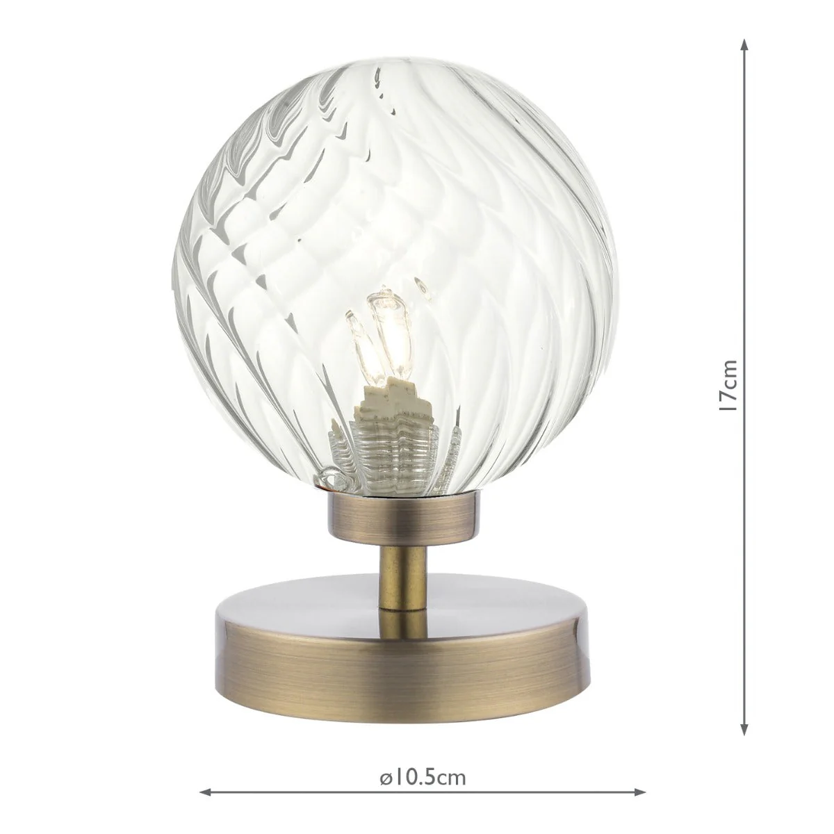 Esben Touch Table Lamp In Various Finishes G9 - Image 56