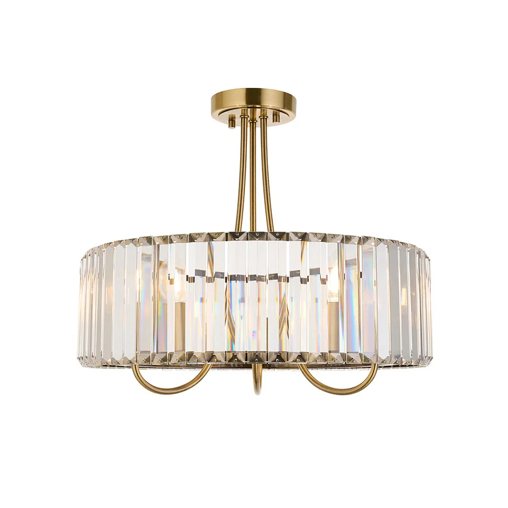 Escaly 3lt Semi Flush Ceiling Light - Image 2