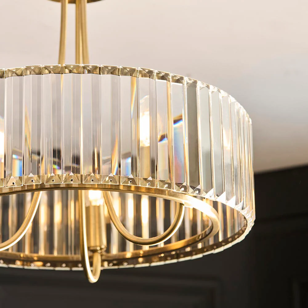 Escaly 3lt Semi Flush Ceiling Light - Image 5