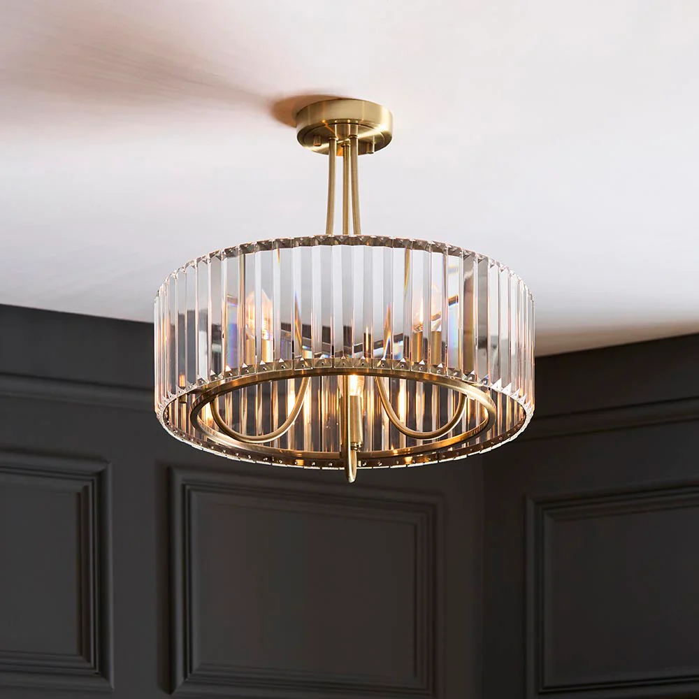 Escaly 3lt Semi Flush Ceiling Light - Image 6