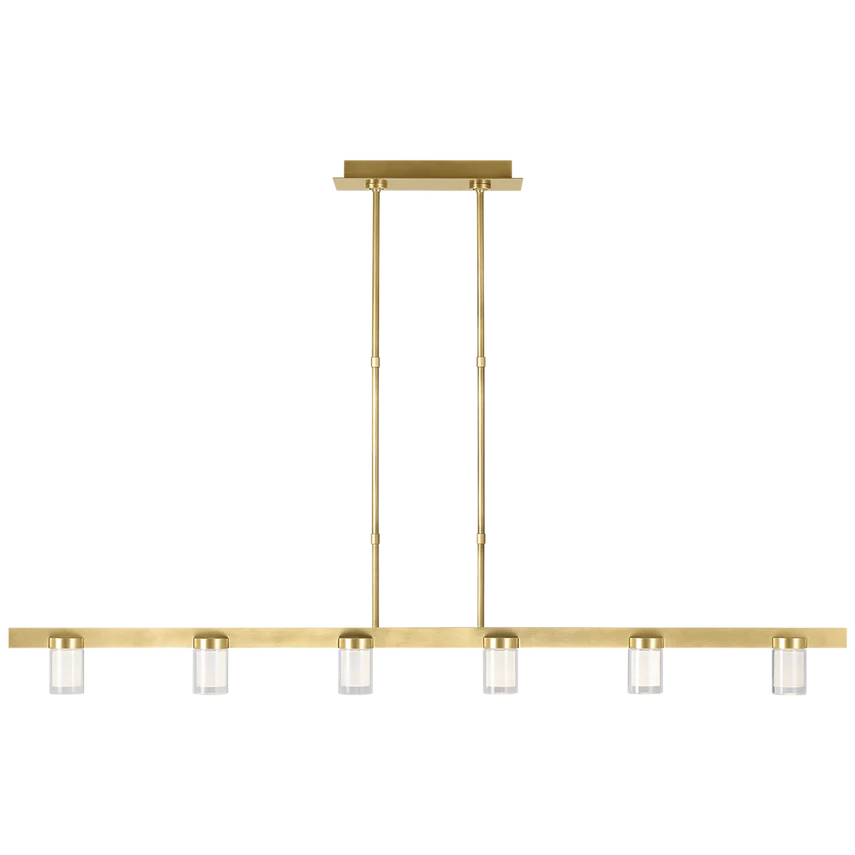 Esfera Large Linear Light- Black/ Brass Finishes - Image 2