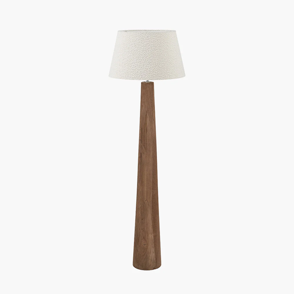 Esha Wood Floor Lamp Base - Choice of Shades - Image 5