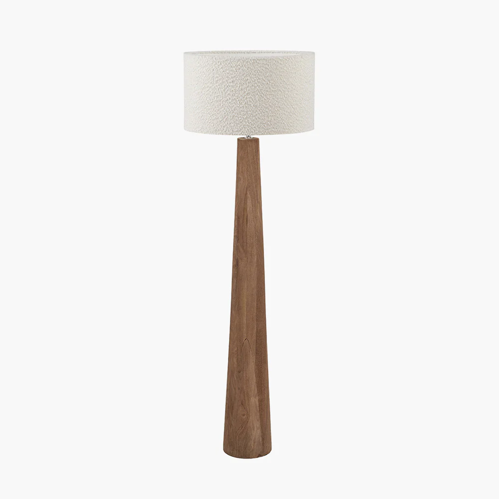 Esha Wood Floor Lamp Base - Choice of Shades - Image 9