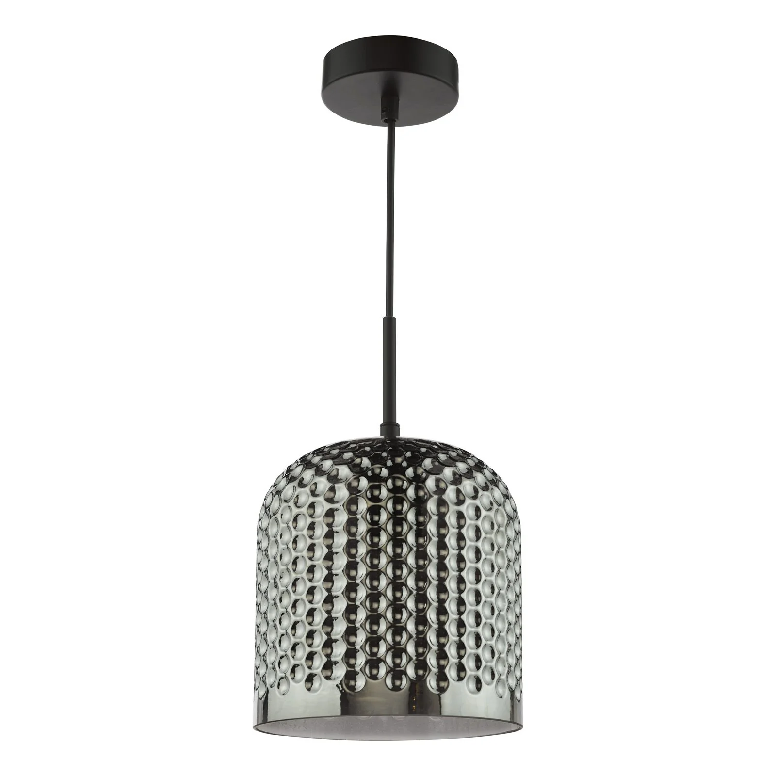 Esila Pendant Light-  Matt Black and Smoked Glass - Image 2