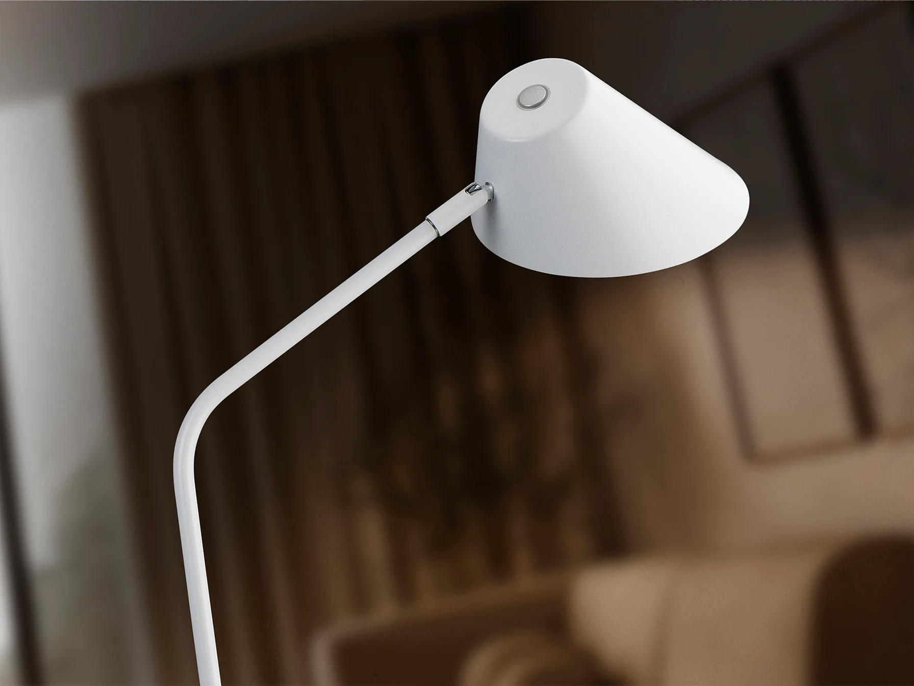 Esino 1Lt Floor Lamp- White Finish - Image 4