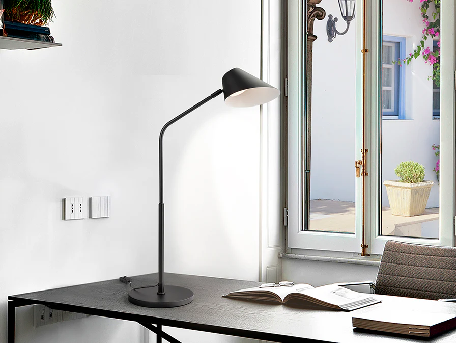Esino Table Lamp- Black/White - Image 3