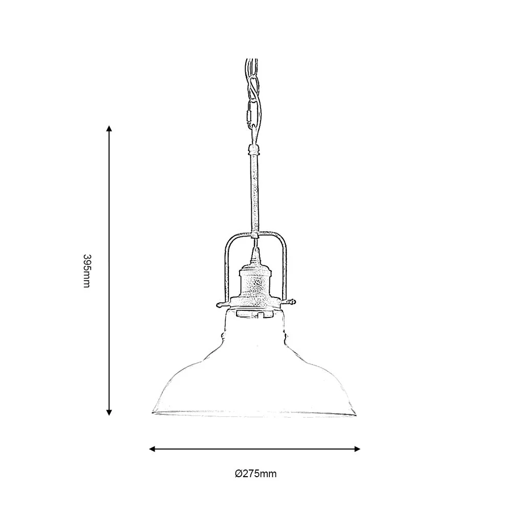 Esko 1Lt Brushed Black Silver Single Pendant - Image 2