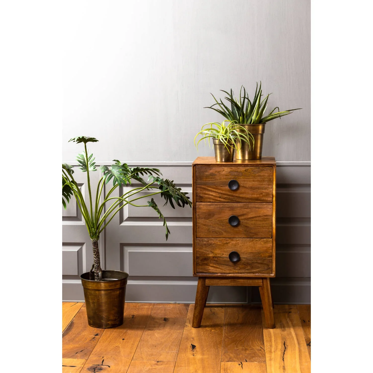 Espita Small/Large Cabinet - Oil BrownWood Finish - Image 6