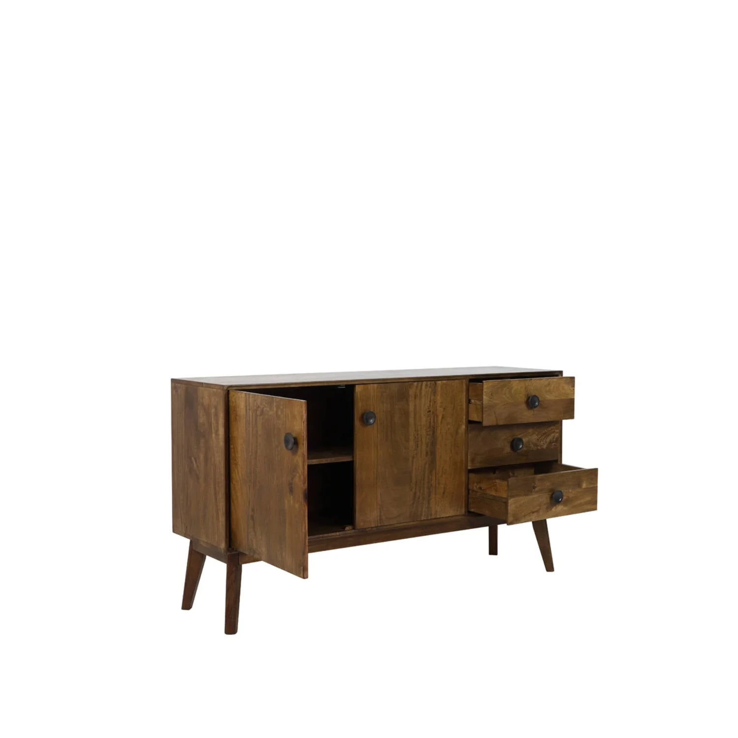 Espita Small/Large Cabinet - Oil BrownWood Finish - Image 8