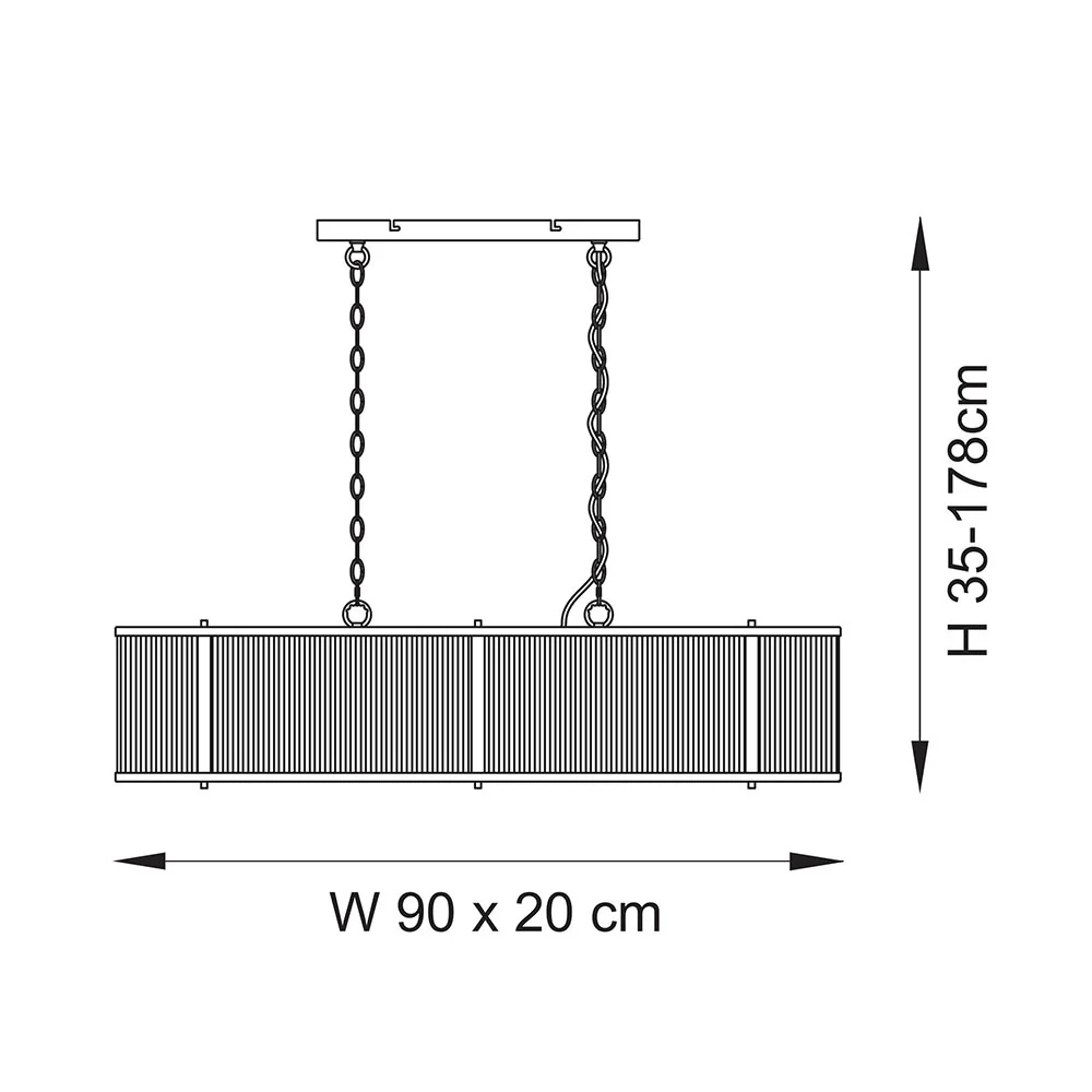 Essa 4lt Linear Pendant - Image 2