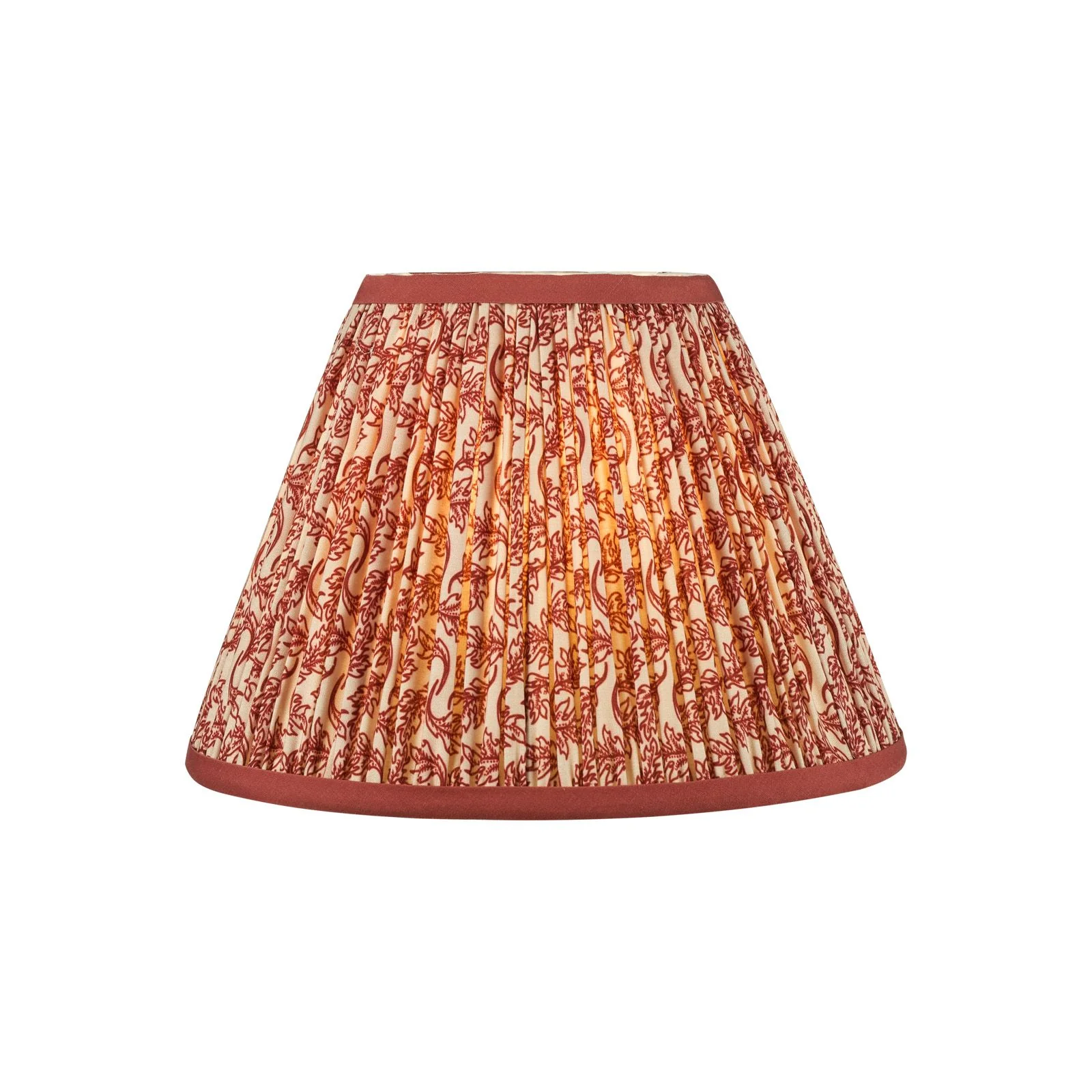 Esther Cotton Empire Shade-Red/ Green w  Various Sizes Shades - Image 5