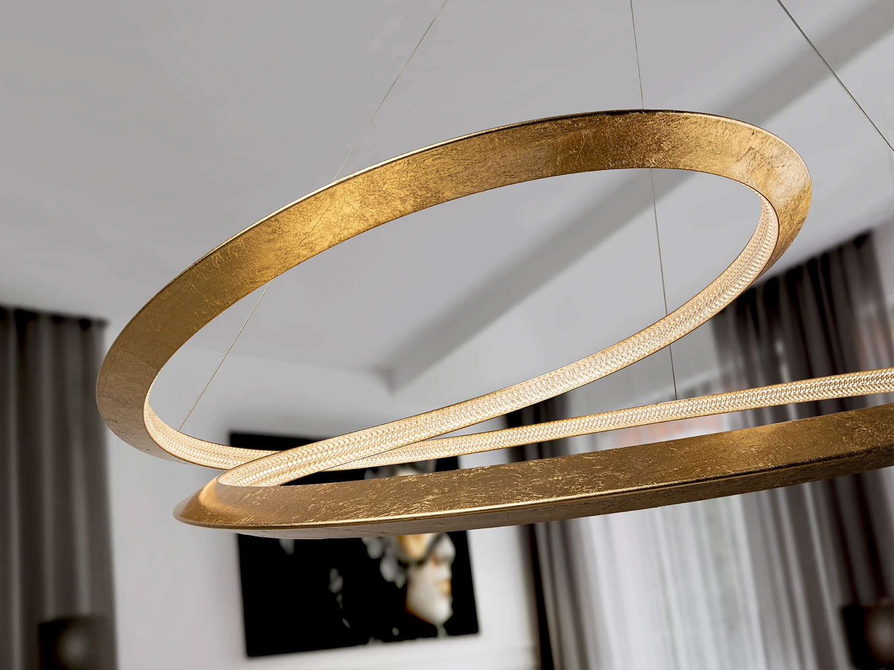 Eternity LED Ceiling Light - Gold Leaf - Image 14