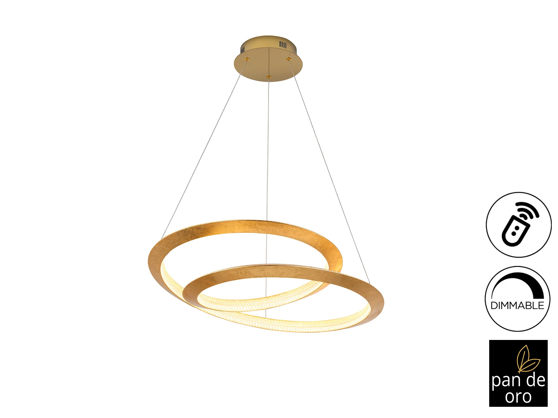 Eternity LED Ceiling Light - Gold Leaf - Image 2