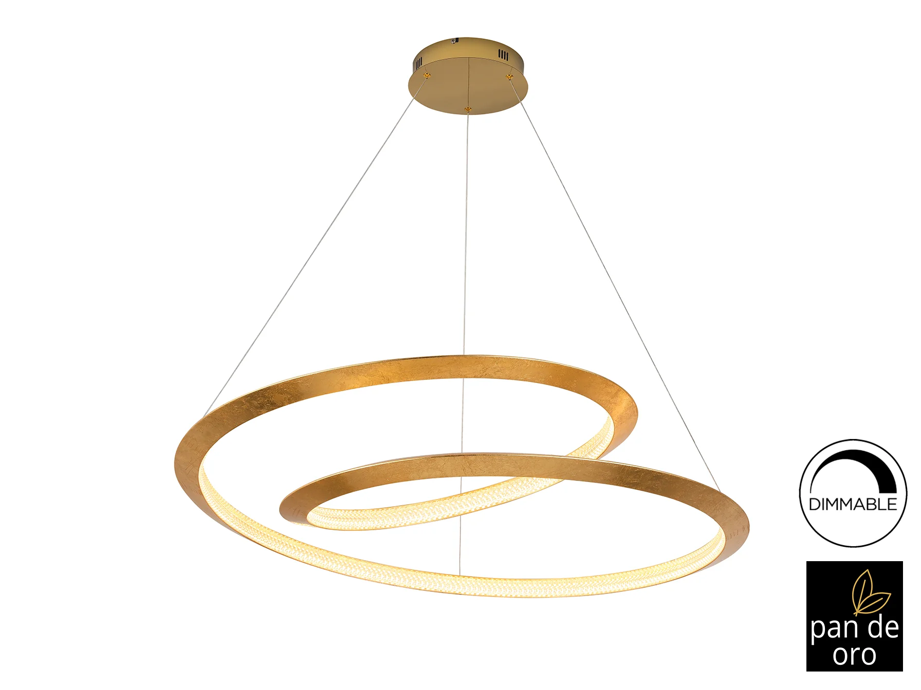 Eternity LED Ceiling Light - Gold Leaf - Image 3