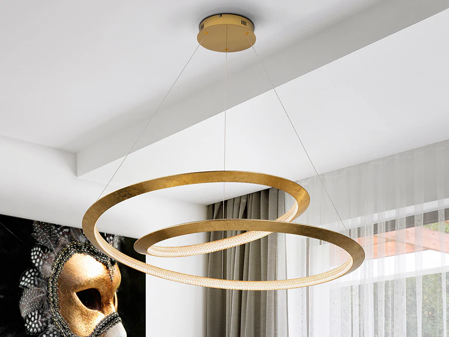Eternity LED Ceiling Light - Gold Leaf - Image 7