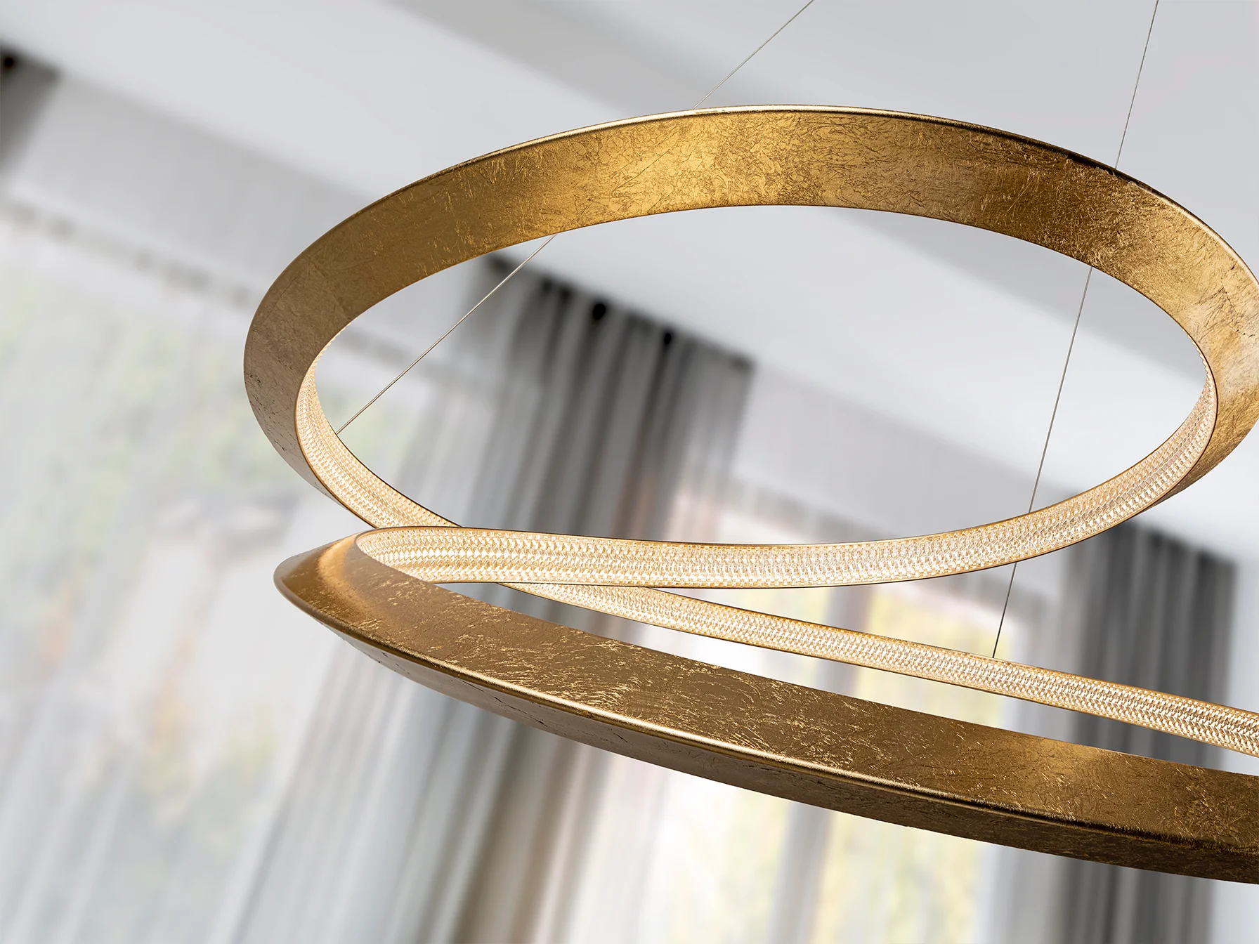 Eternity LED Ceiling Light - Gold Leaf - Image 9