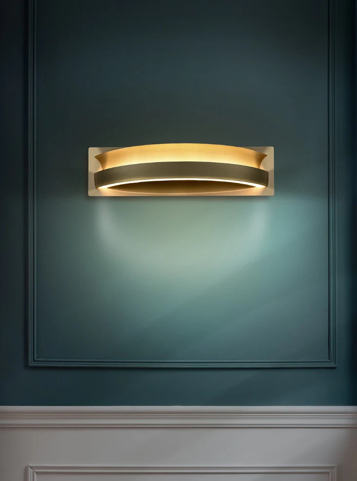 Estevan Satin Brass LED Wall Light - Image 3