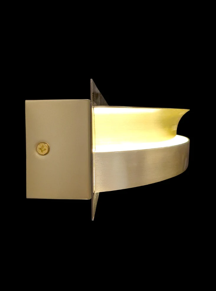 Estevan Satin Brass LED Wall Light - Image 4