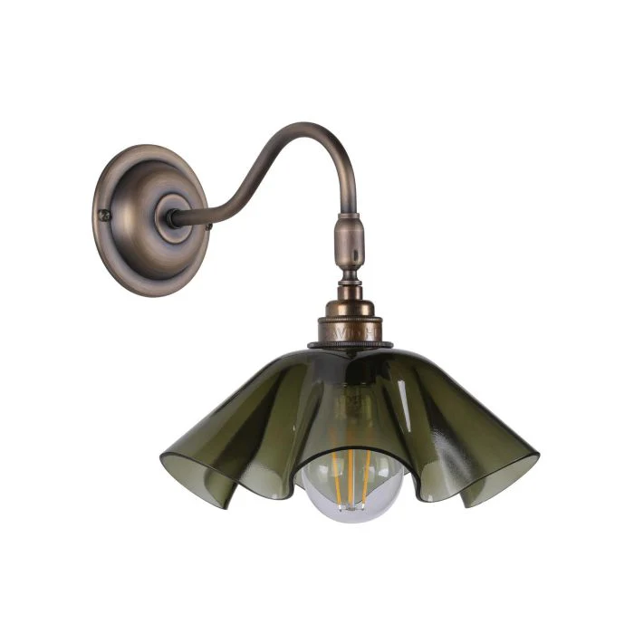 Ethel Glass Wall Light- Various Finishes - Image 2