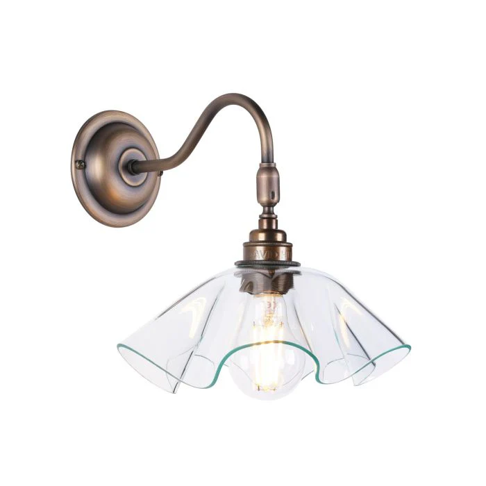 Ethel Glass Wall Light- Various Finishes - Image 3