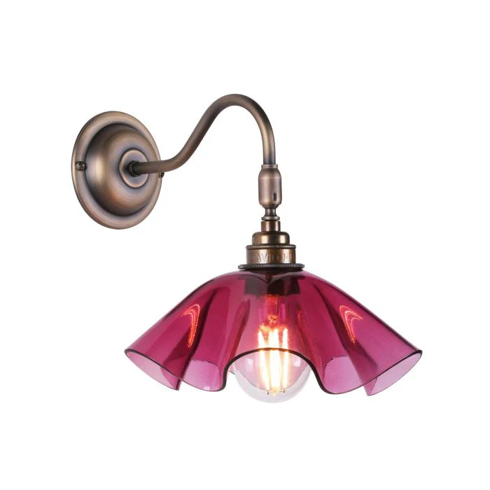 Ethel Glass Wall Light- Various Finishes - Image 4