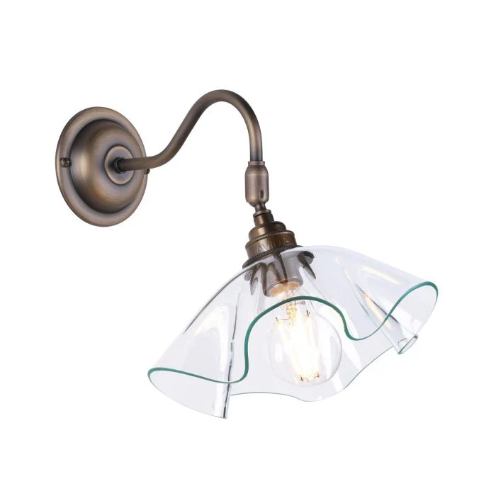 Ethel Glass Wall Light- Various Finishes - Image 5