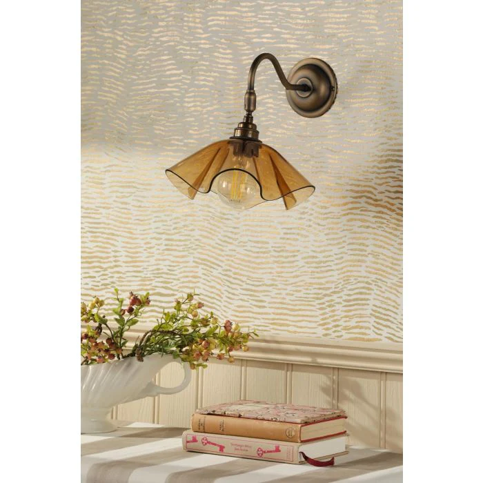 Ethel Glass Wall Light- Various Finishes - Image 7