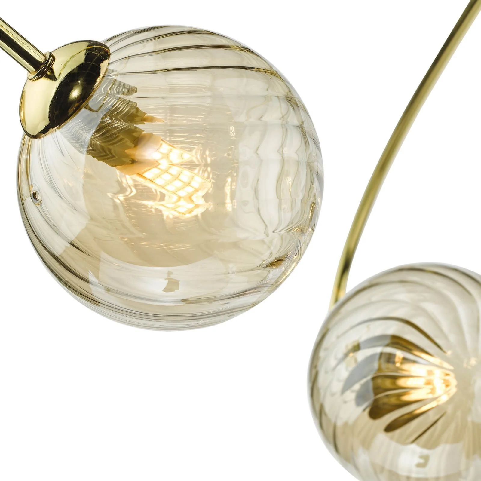 Etta 6Lt Semi Flush Ceiling Light - Various Finish - Image 3