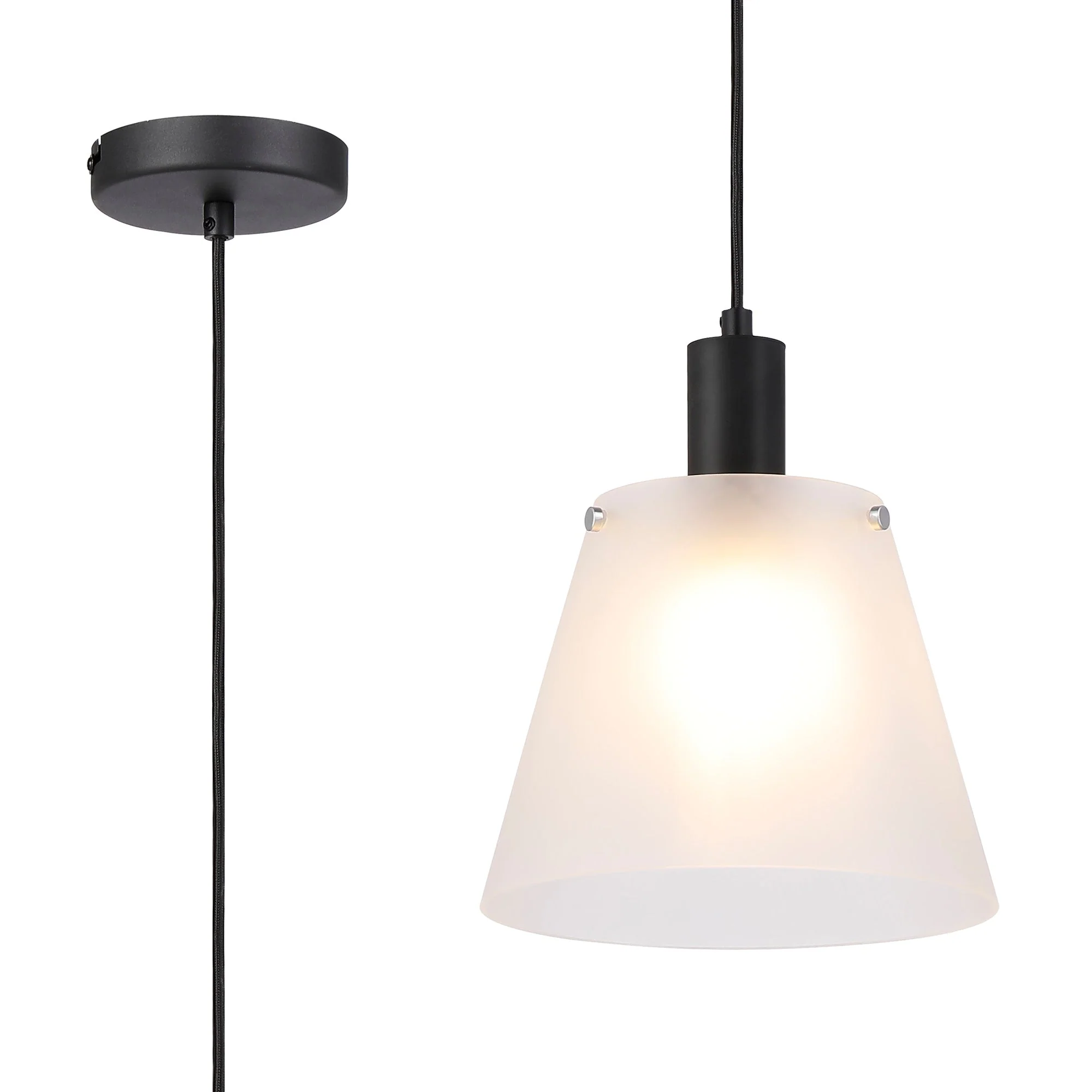 Etain 1Lt E27 Pendant - Various Size & Finish - Image 11