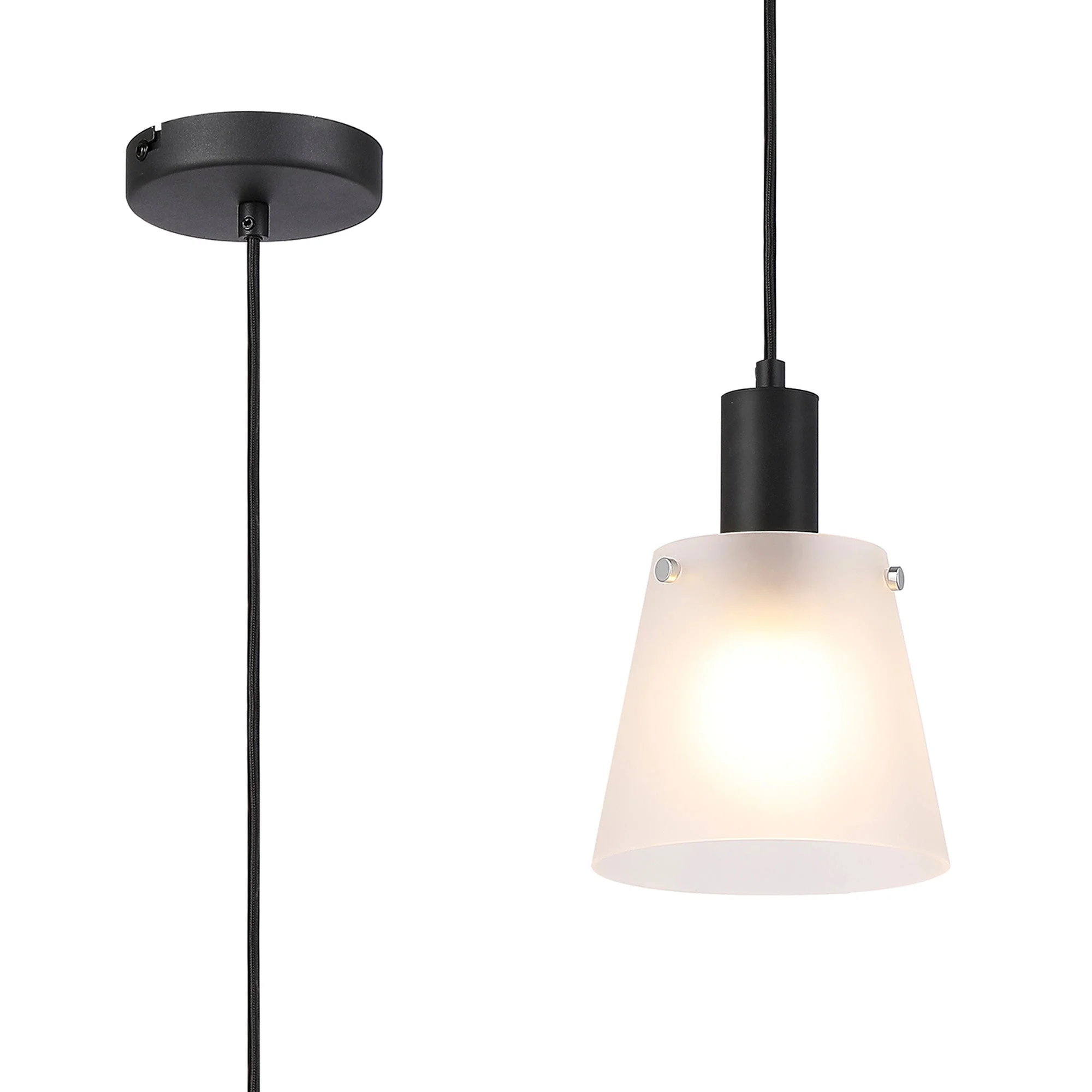 Etain 1Lt E27 Pendant - Various Size & Finish - Image 5