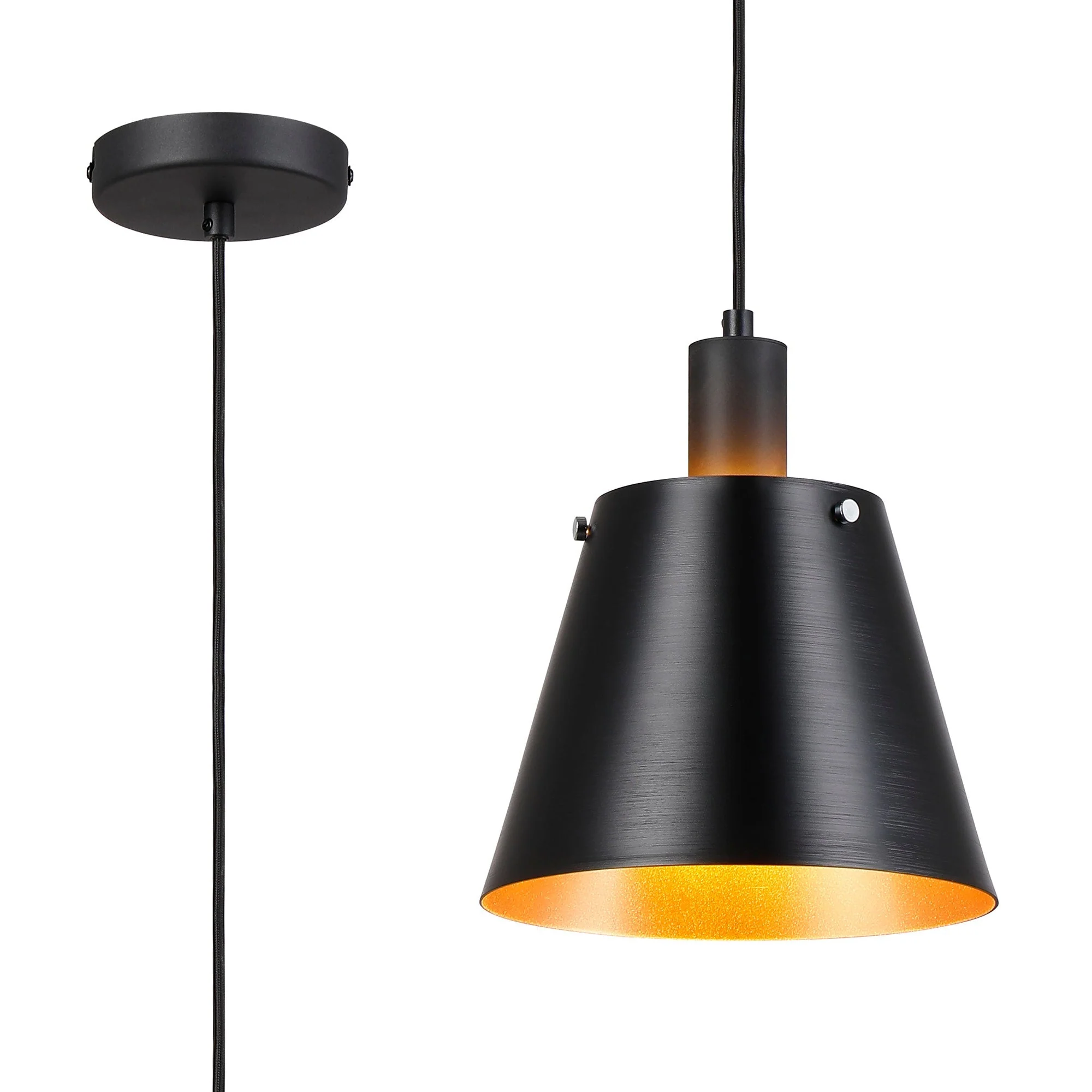 Etain 1Lt E27 Pendant - Various Size & Finish - Image 7