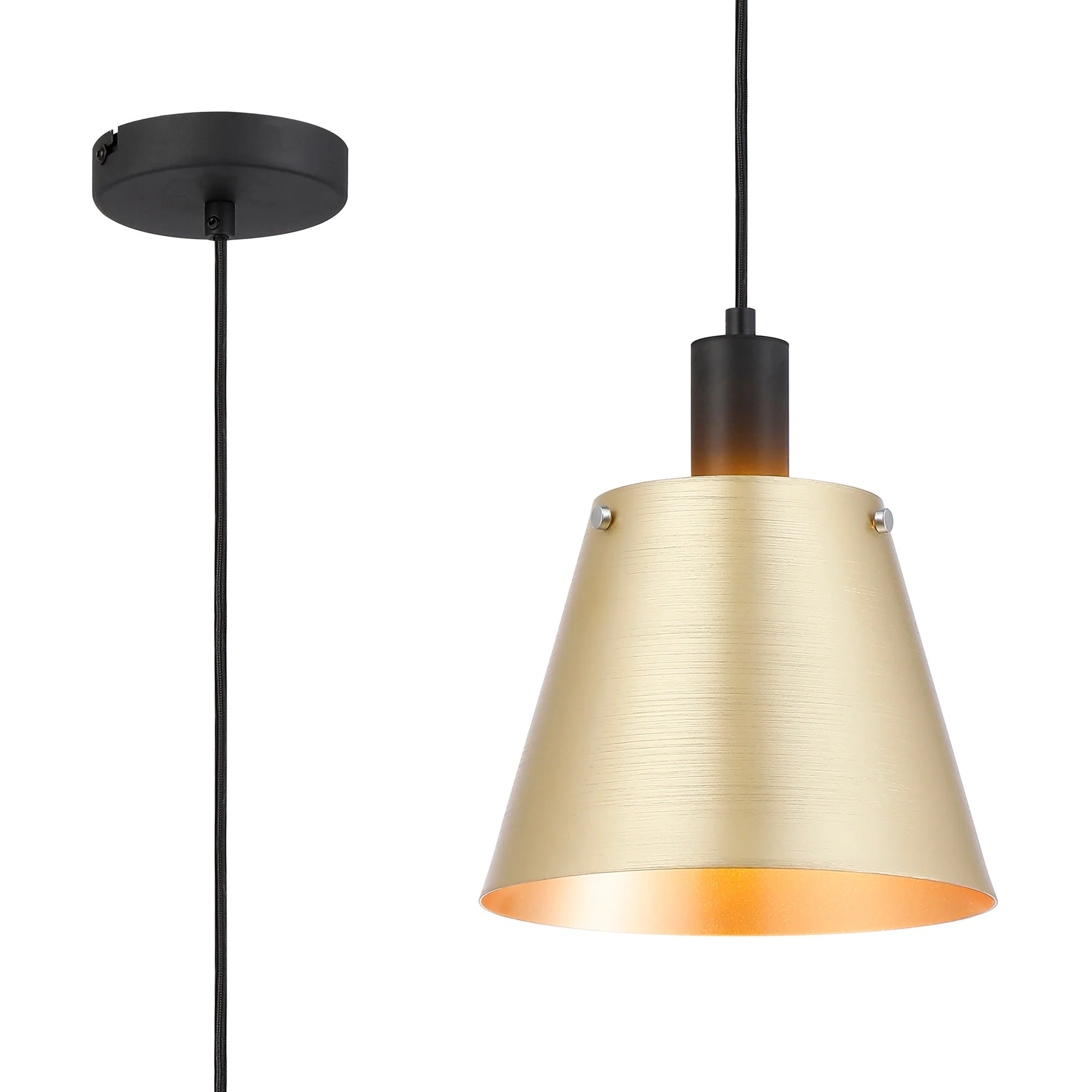 Etain 1Lt E27 Pendant - Various Size & Finish - Image 9