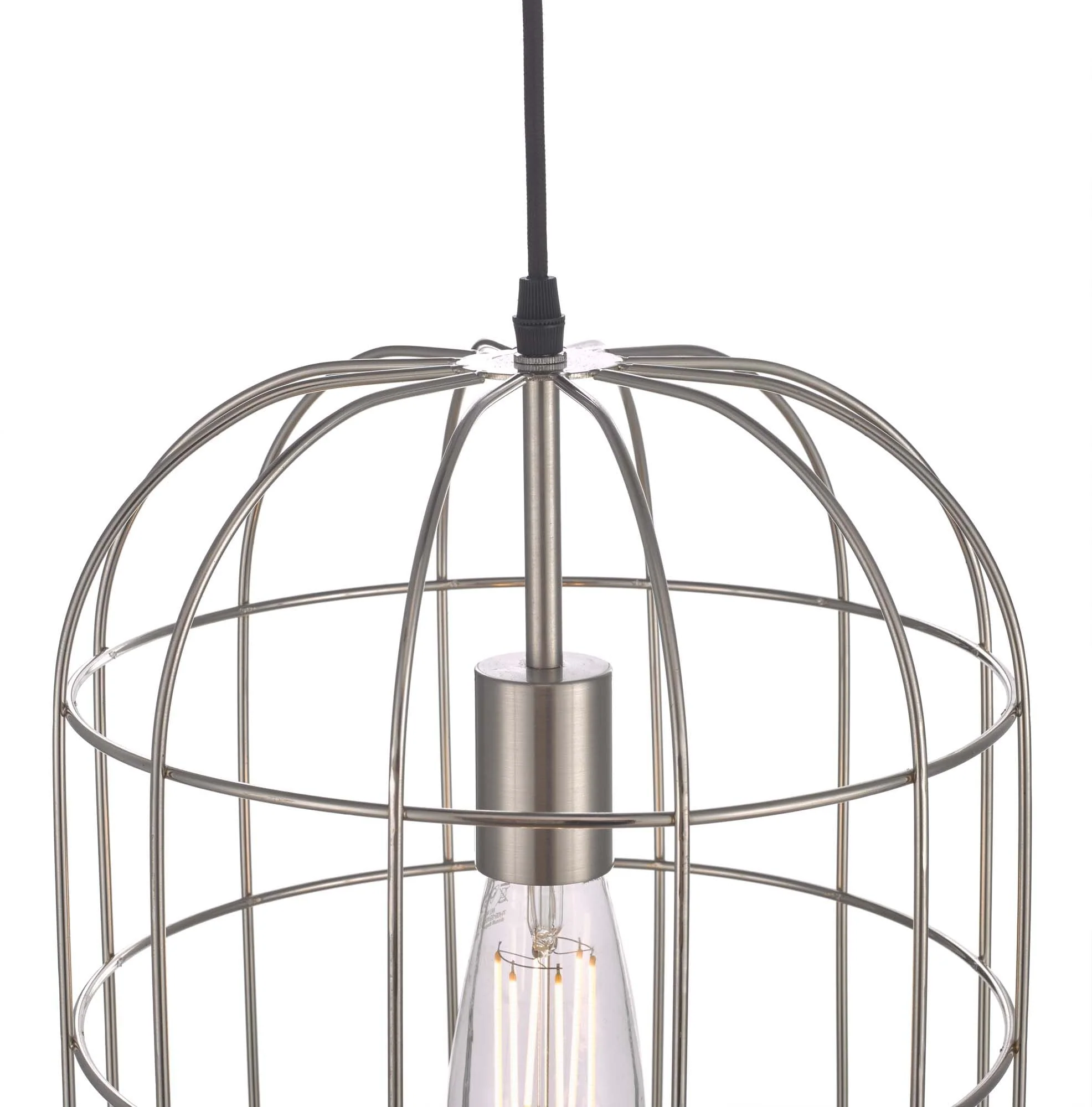 Eudora 1 Light Pendant Satin Nickel - Image 2