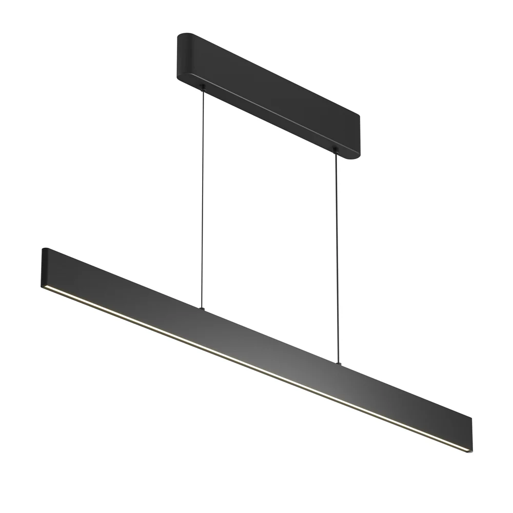 Euphoria 36W LED Linear Pendant- Black/ Brass/ White Finish - Image 11