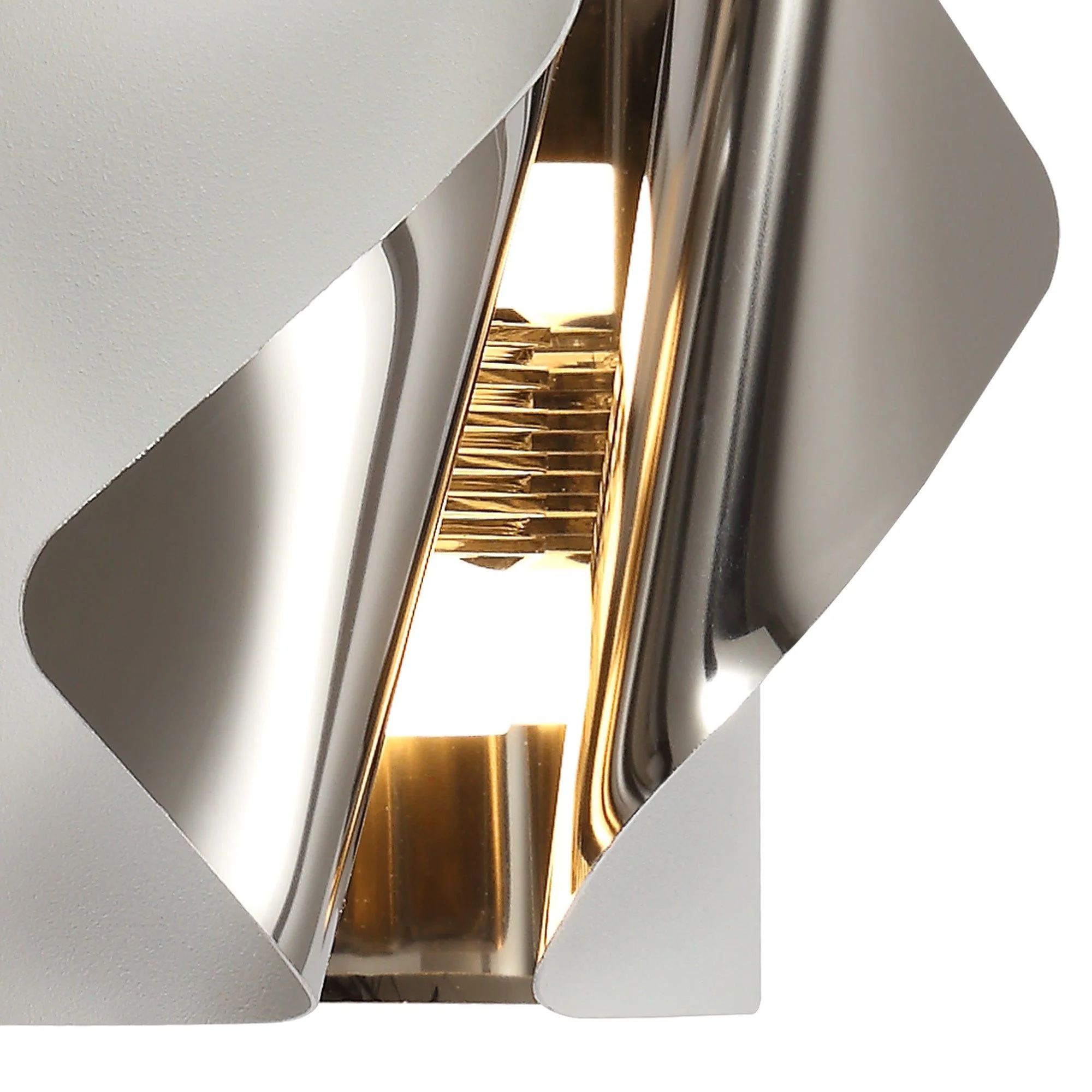 Eurika Wall Lamp, 1 x 7W LED, 3000K, 490lm, Sand Anthracite/Polished Chrome, 3yrs Warranty - Image 4