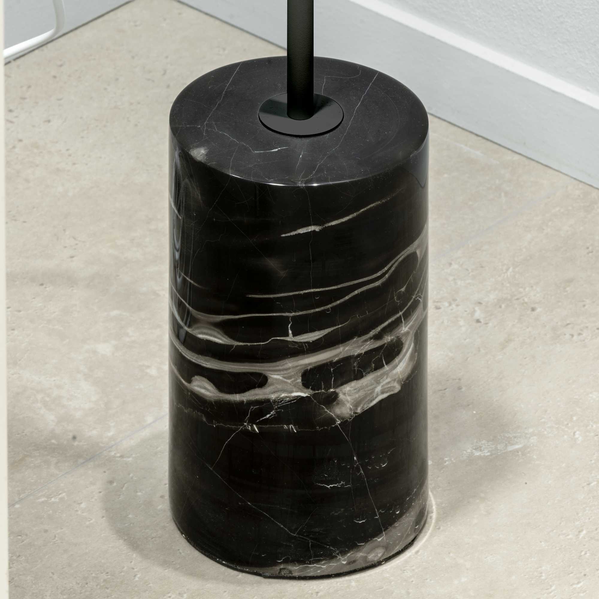 EVA Floor Lamp  - White/Black Finish - Image 4