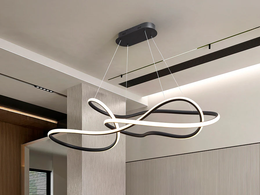 Evania Ceiling Light - Matt Black Finish - Image 2