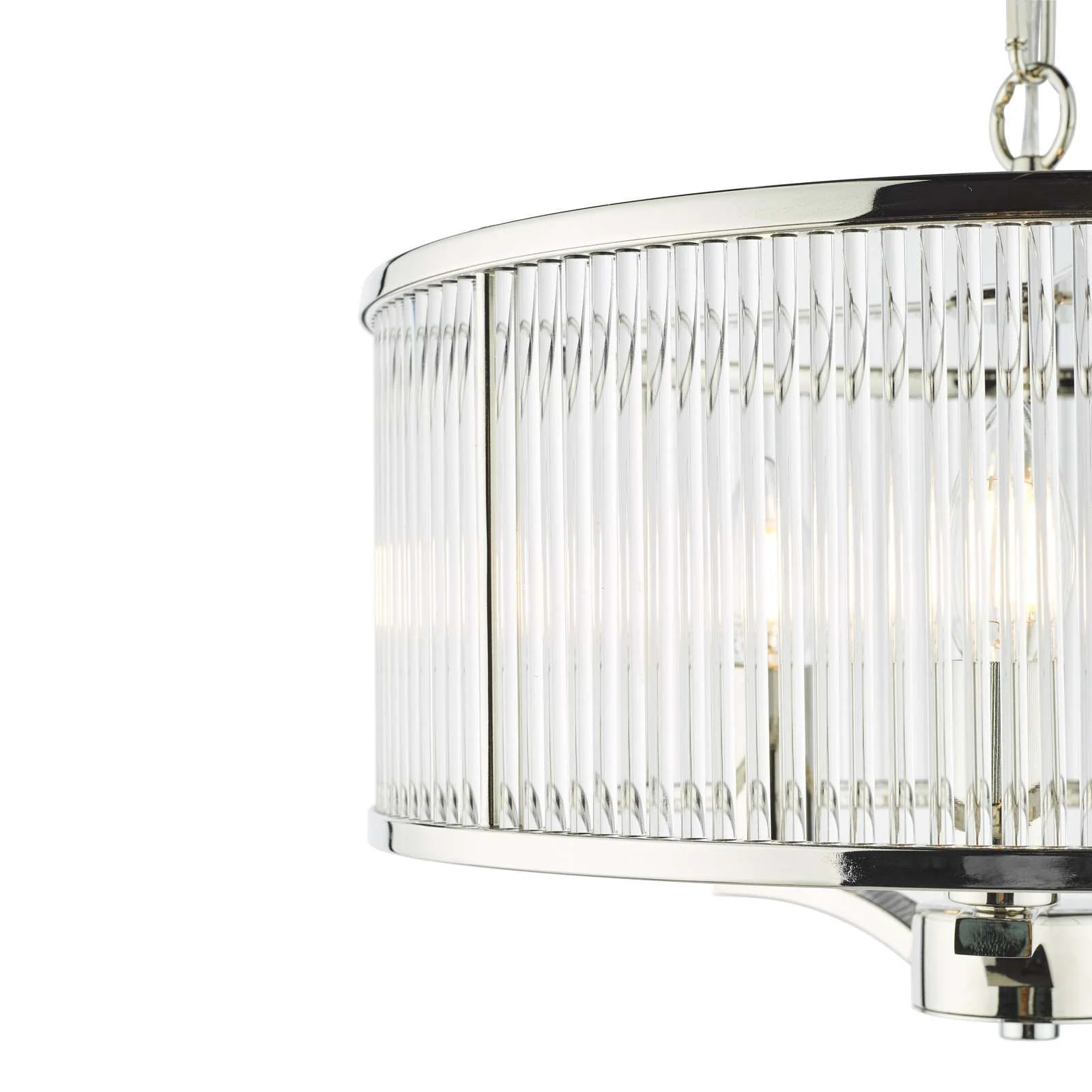 Evelyn 3 Light Pendant Antique Bronze / Polished Nickel - Image 19