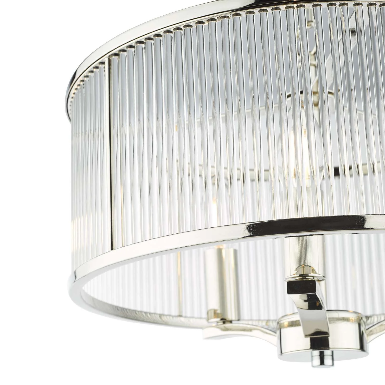 Evelyn 3 Light Pendant Antique Bronze / Polished Nickel - Image 20
