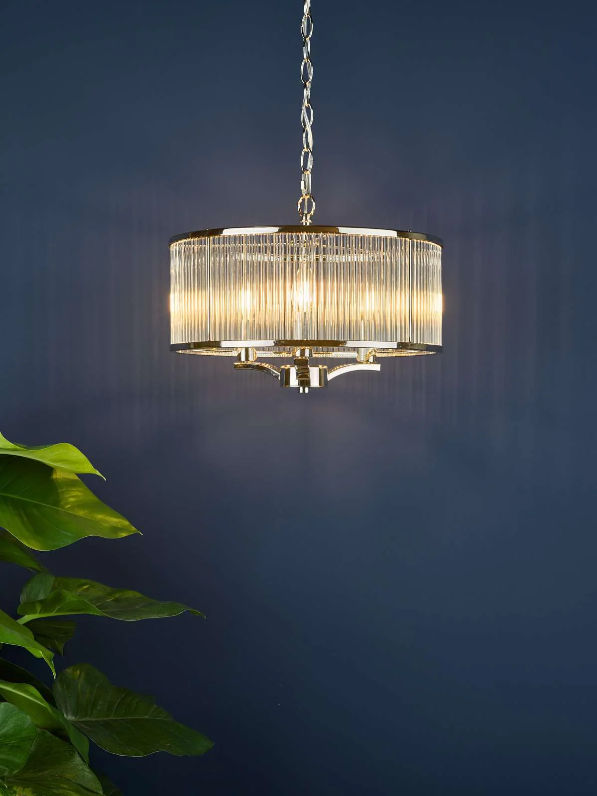 Evelyn 3 Light Pendant Antique Bronze / Polished Nickel - Image 23