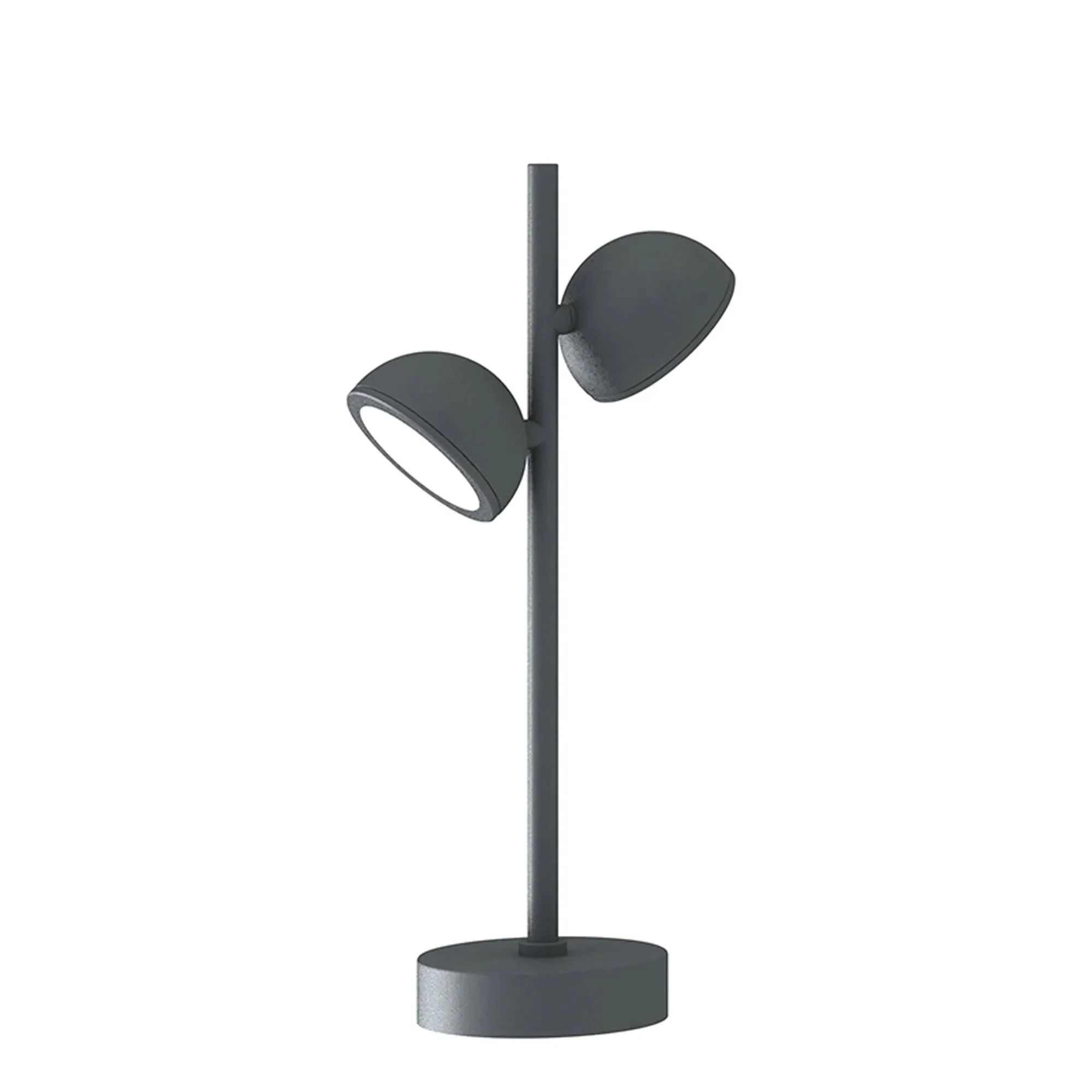Everest 1/2Lt Short Post Light IP65 - Anthracite/White - Image 3